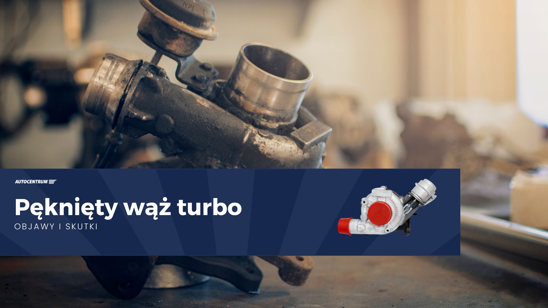 Pęknięty Wąż turbo